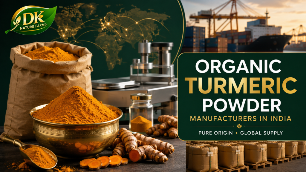 Organic turmeric powder manufacturers in India